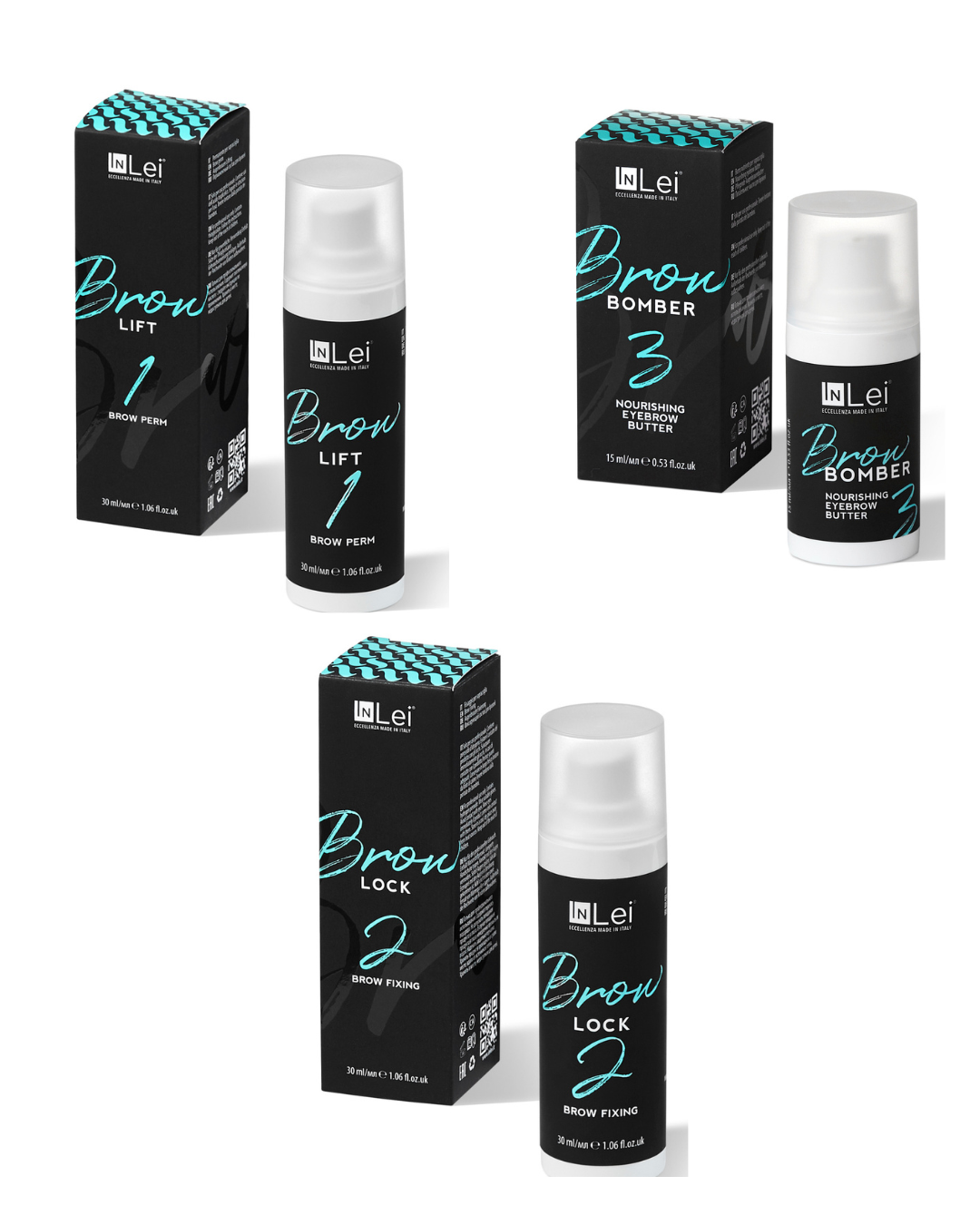 Комплект съставки за вежди, шише