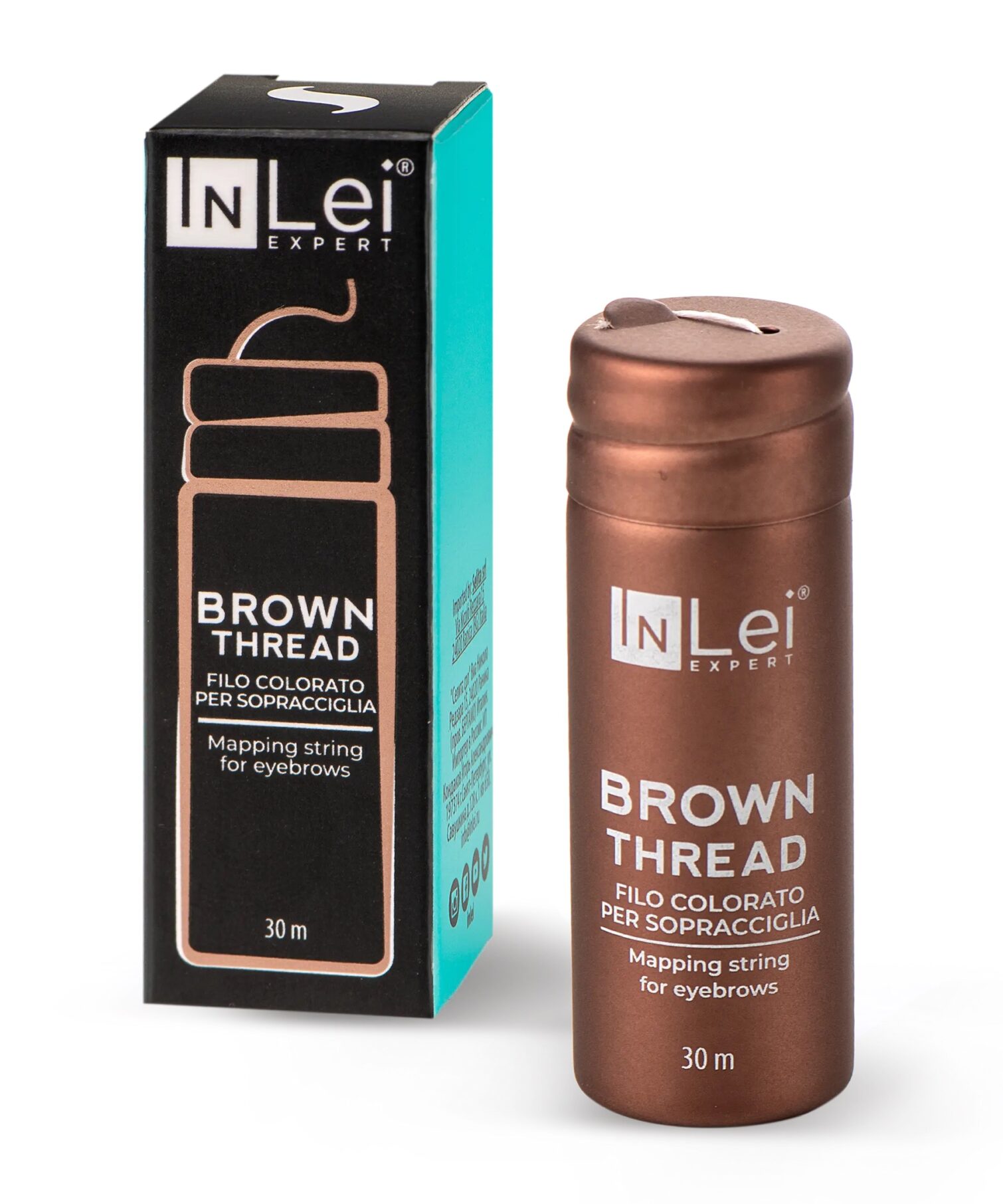 Конец за вежди, кафяв, 30 м.