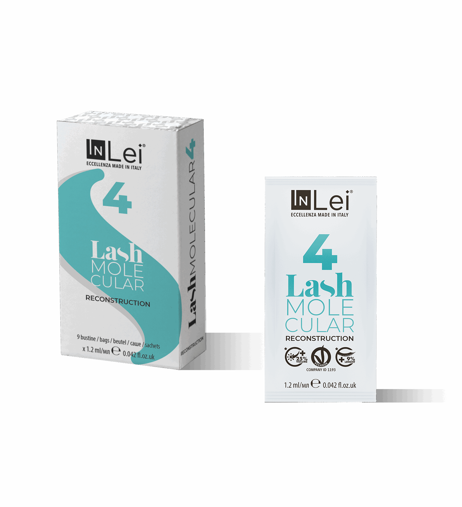 LASH MOLECULAR 4 за мигли и вежди 9х1,2 мл.